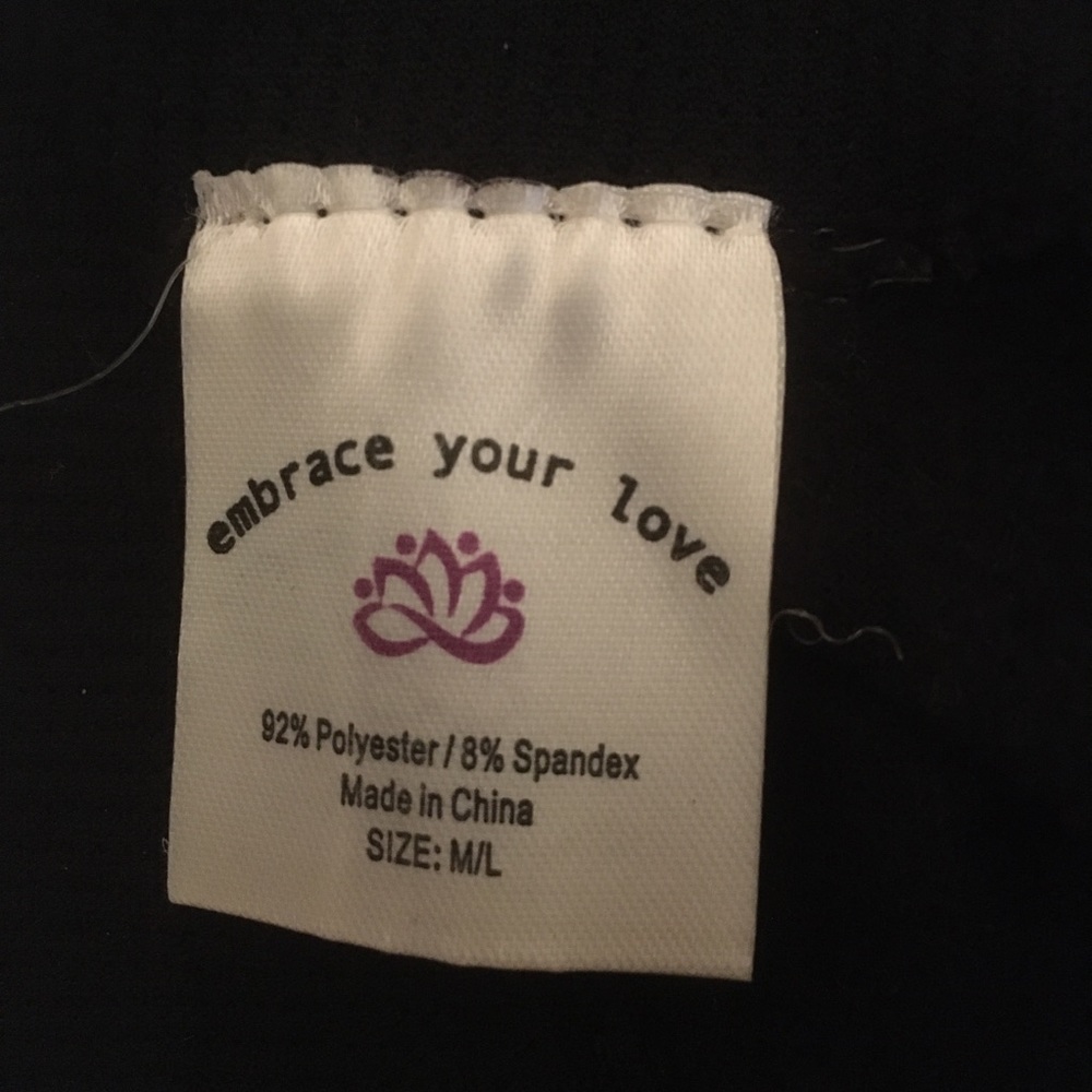 Women’s Fleece-lined Leggings, Black, M/L, NWOT - Picture 2 of 3